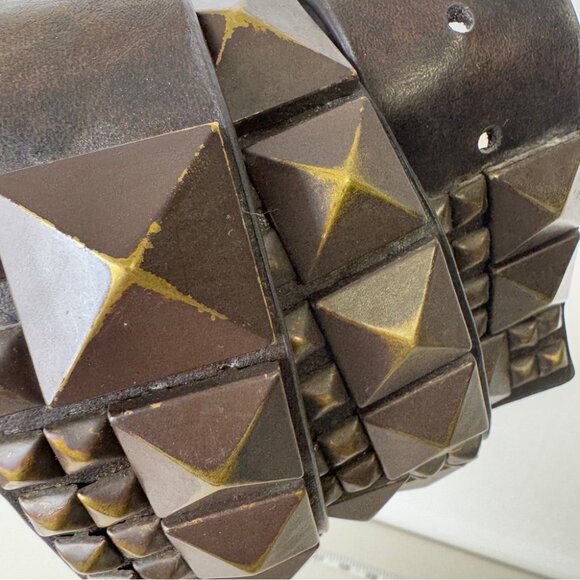 Vintage Steve Madden Boho Y2K 90s Studded Belt Grunge Perfection Size Large - Picture 9 of 13